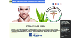 Desktop Screenshot of farmaciarecinzia.com